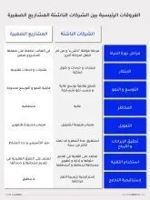 الفروقات الرئيسية بين الشركات الناشئة والمشاريع الصغيرة