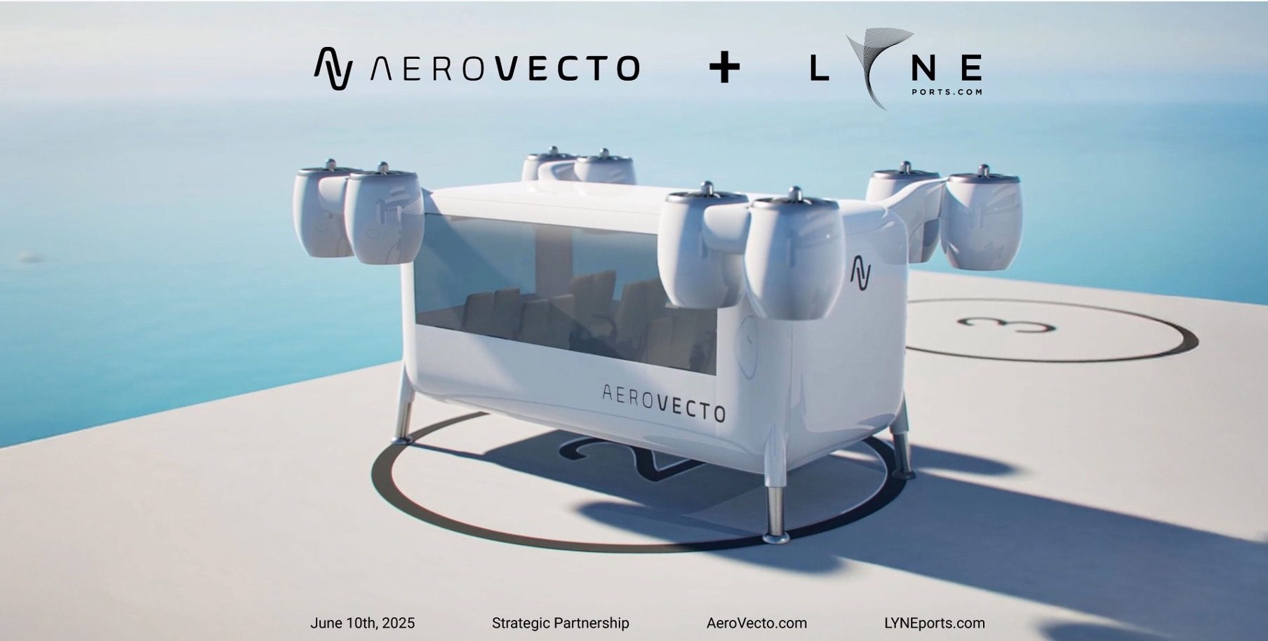 شراكة استراتيجية بين LYNEports و AeroVecto لتطوير البنية التحتية للتنقل الجوي الحضري