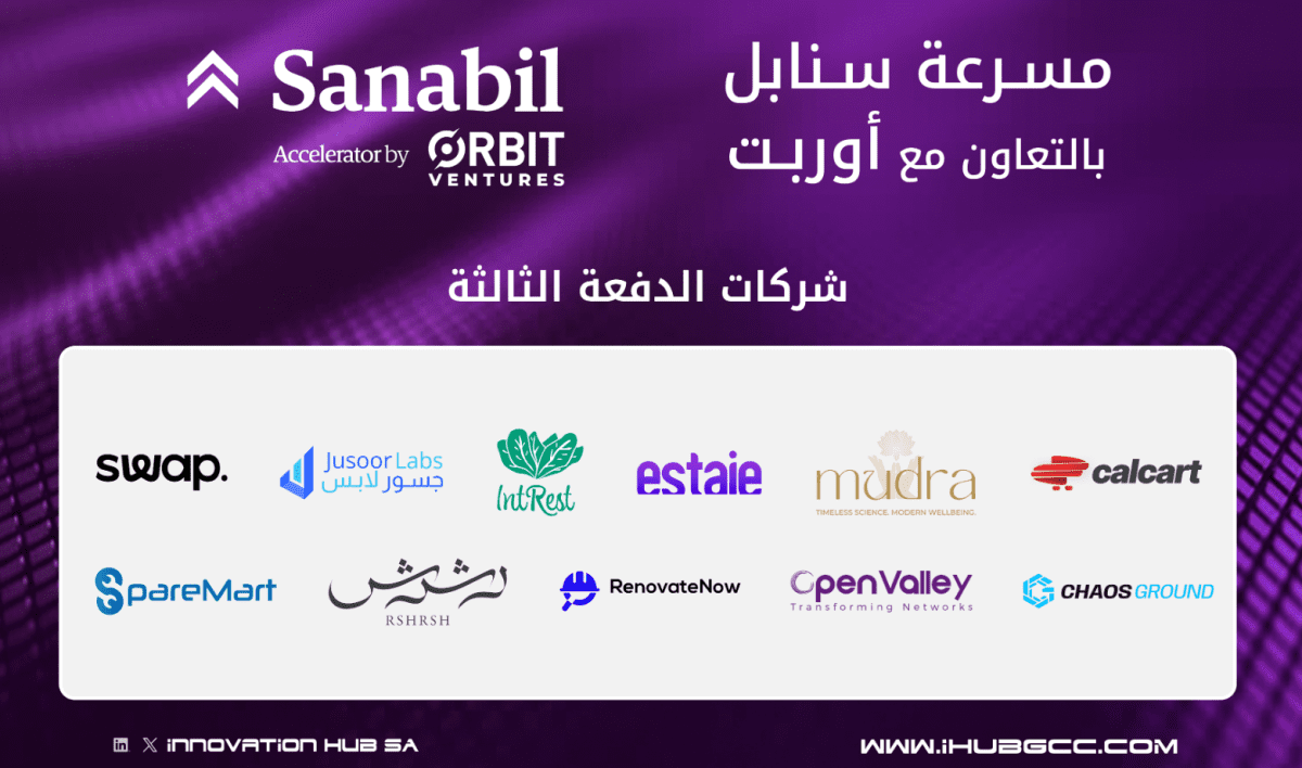 شركات الدفعة الثالثة من مسرعة سنابل بالتعاون مع أوربت