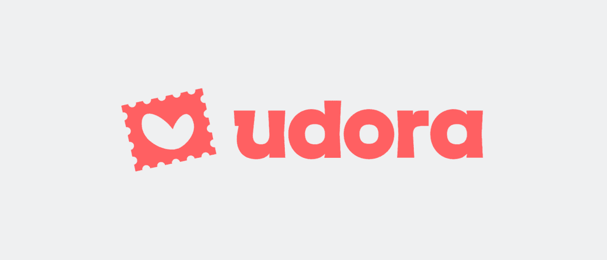 شعار منصة Udora التي جمعت جولة تمويل بقيمة 10 ملايين دولار Udora logo - global gifting marketplace secures $10 million investment