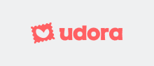شعار منصة Udora التي جمعت جولة تمويل بقيمة 10 ملايين دولار Udora logo - global gifting marketplace secures $10 million investment