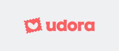 شعار منصة Udora التي جمعت جولة تمويل بقيمة 10 ملايين دولار Udora logo - global gifting marketplace secures $10 million investment