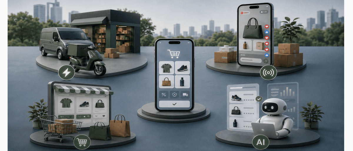التجارة Commerce عالميًا- أبرز توجهات التجارة السريعة والوكيلة والاجتماعية والمباشرة